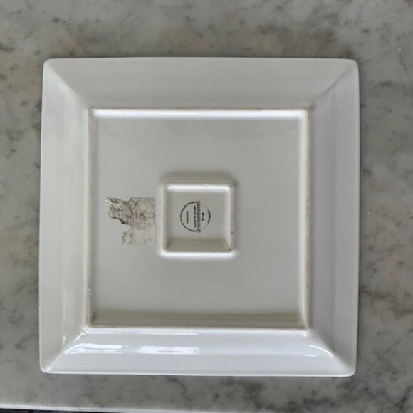 THRESHOLD Porcelain Square White Dinner Plate - Picture 11 of 14